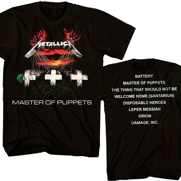 Metallica Master of Puppets Album Shirt - Picture 1 of 5